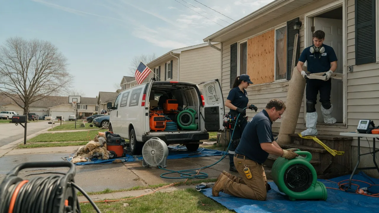 Water Damage Restoration in Burlington, ME near me